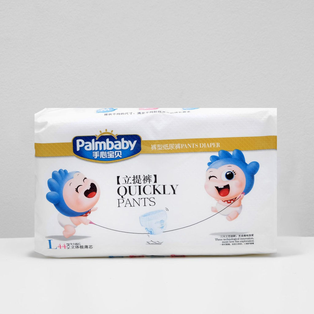 Подгузники-трусики детские "Palmbaby Ультратонкие" - L 9-14 кг/ 44шт