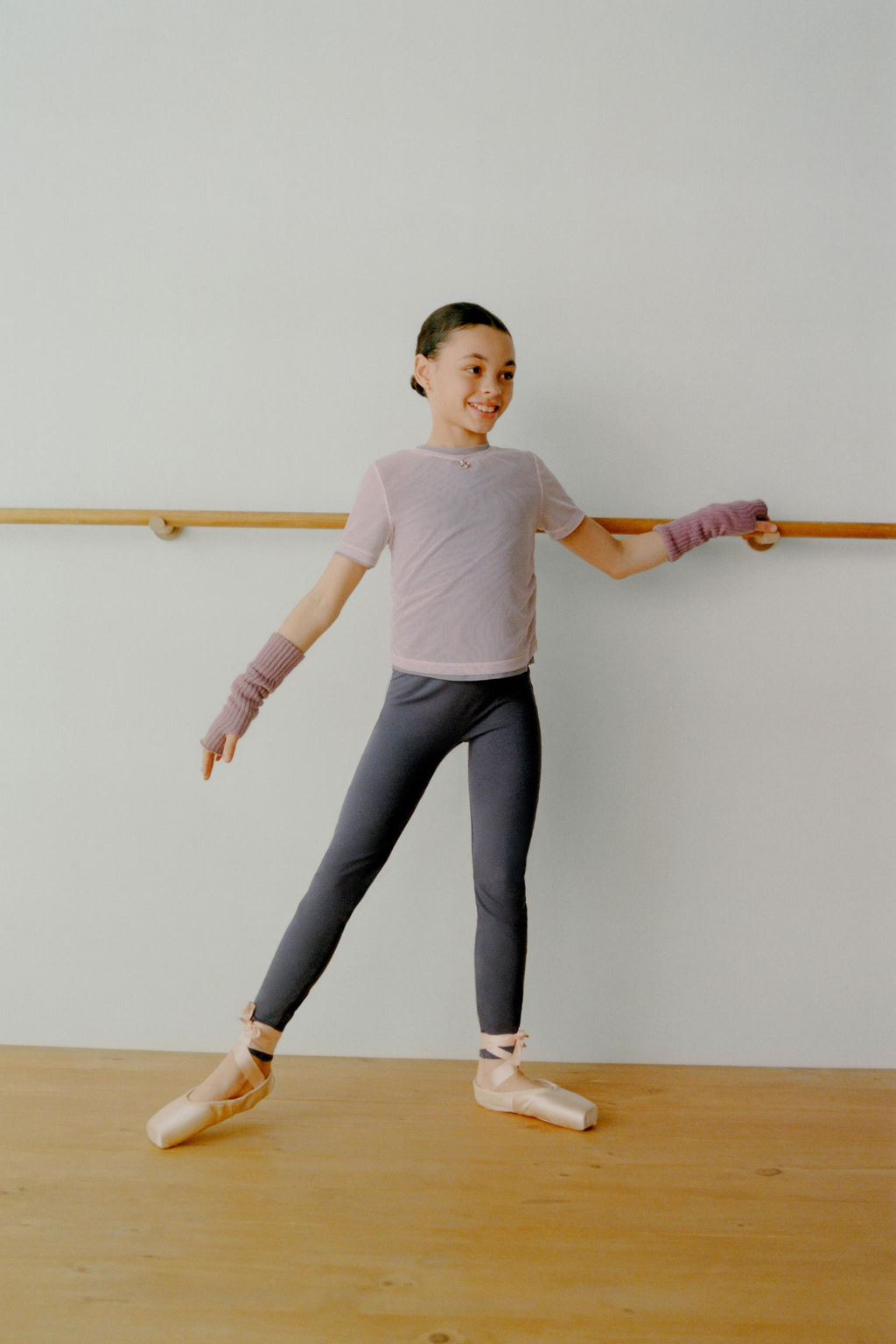CAMISETA DOBLE BALLET / Rosa - Zara фото 5