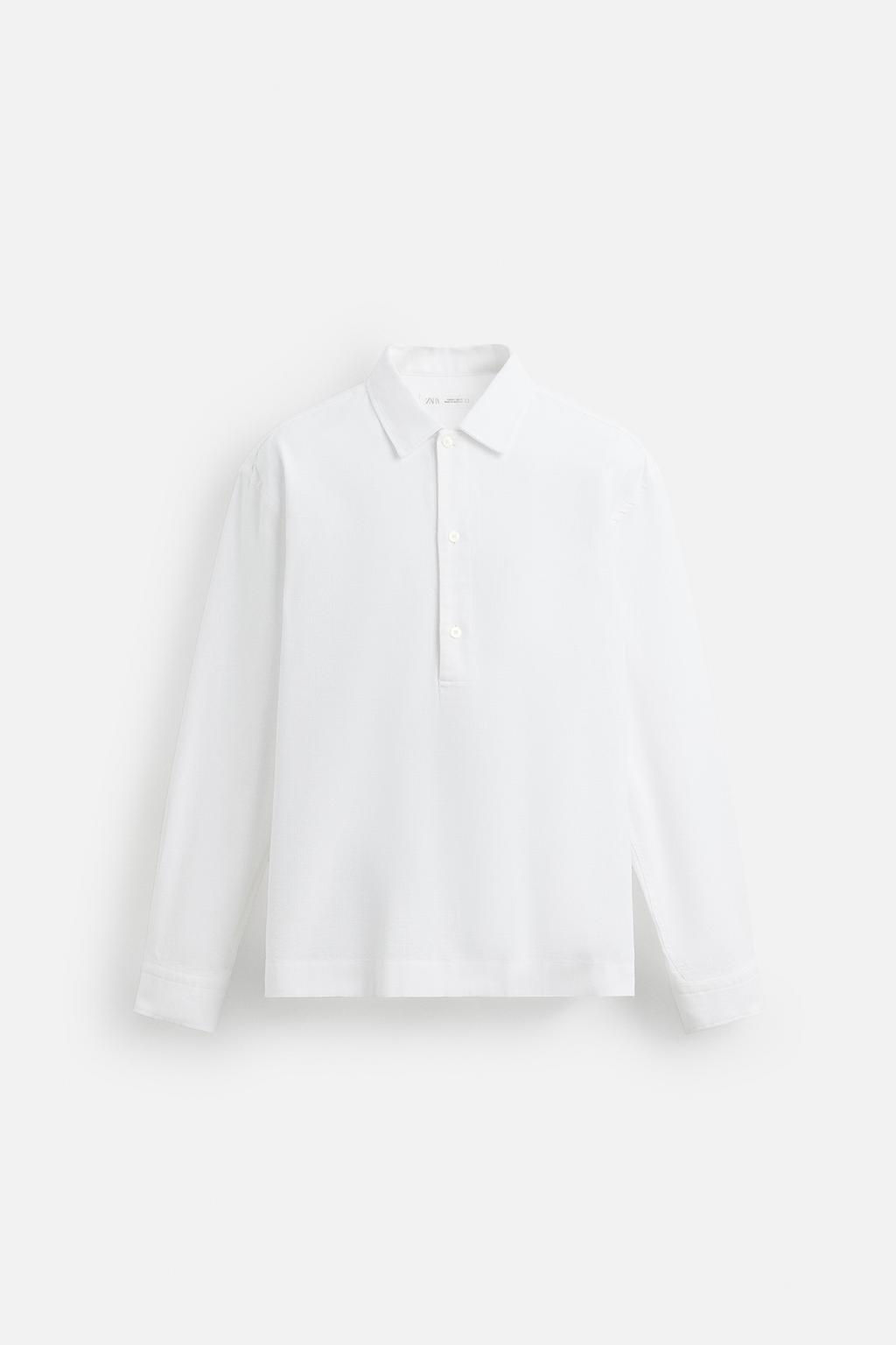 COTTON POLO SHIRT - Zara фото 7