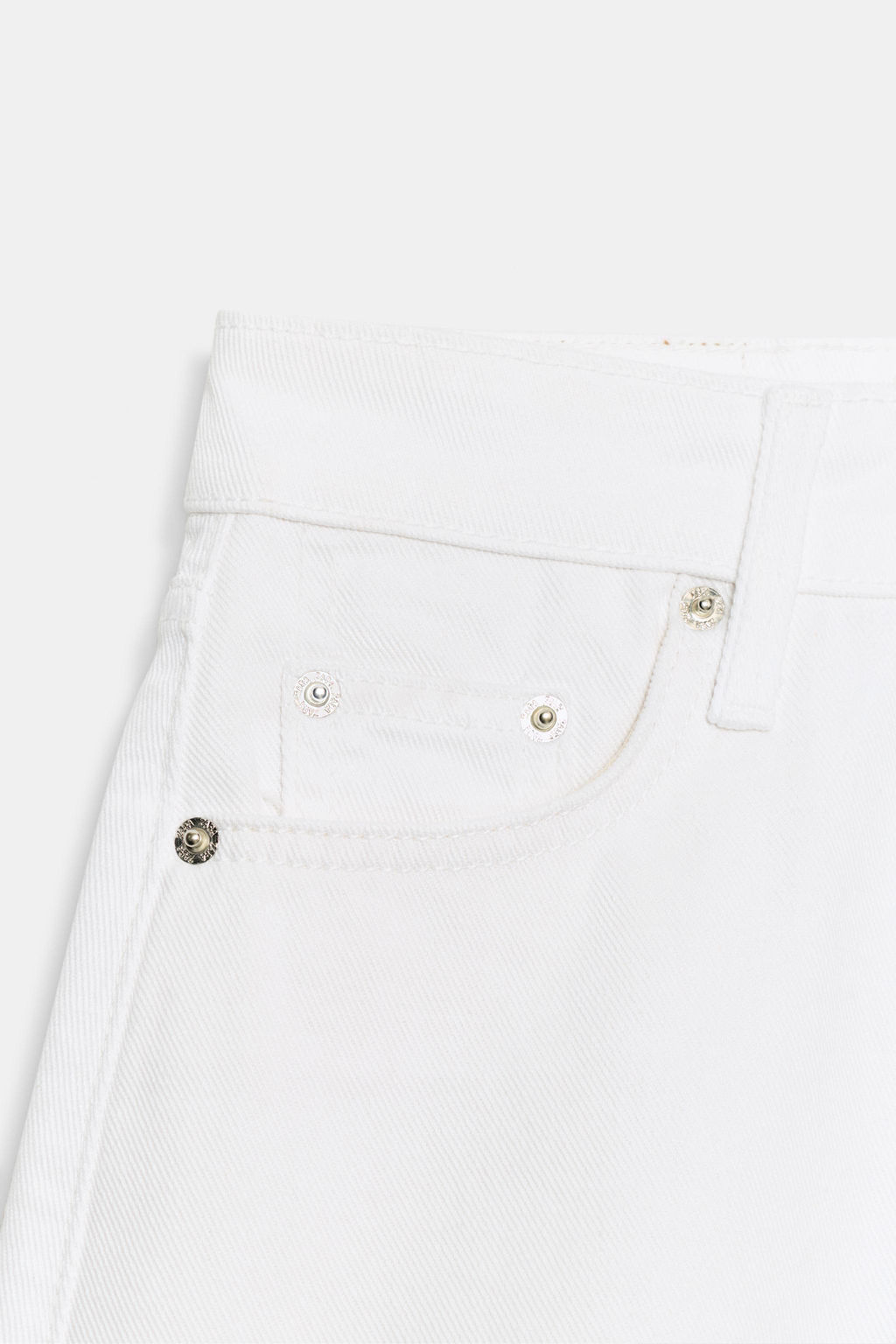 SHORTS Z1975 MOM FIT TIRO MEDIO / Blanco - Zara фото 9