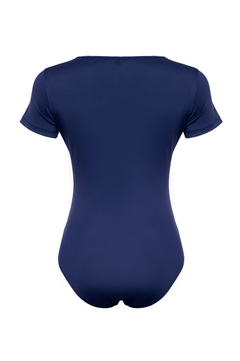 Lacivert Fitted/Vucuda oturan K?sa Kol Esnek C?tc?tl? Orme Body TWOSS24BD00034