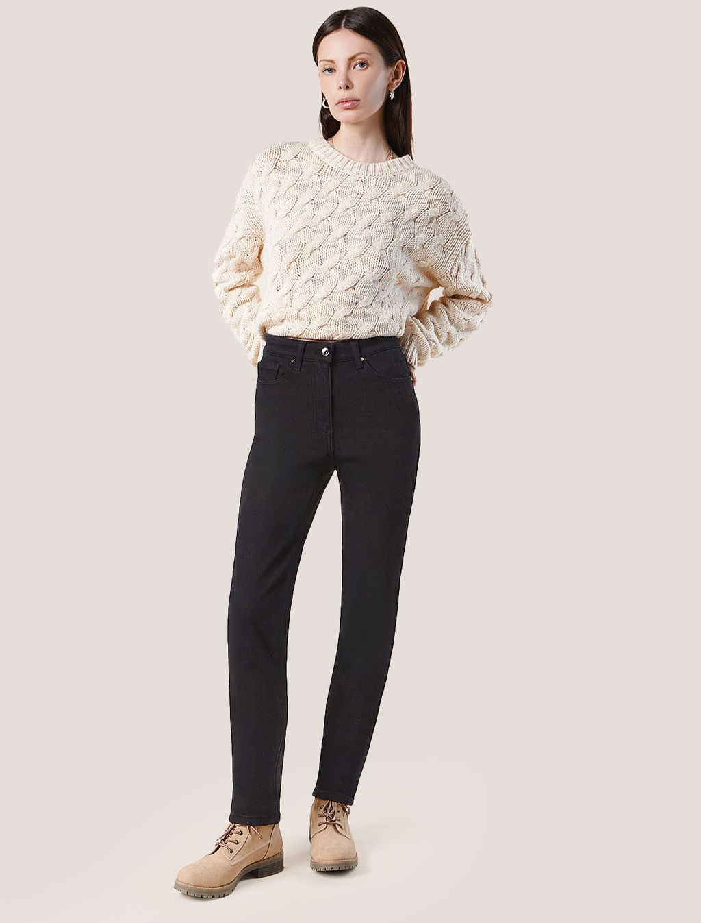 D54.083 Джинсы женские черный