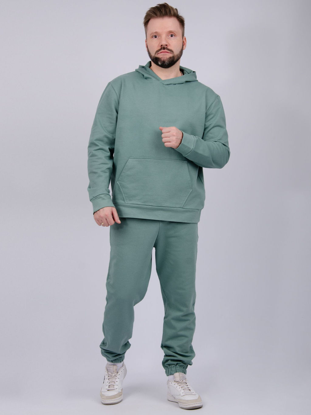 Костюм Армавир 2 полынь, футер 3-х нитка - Малина фото 2