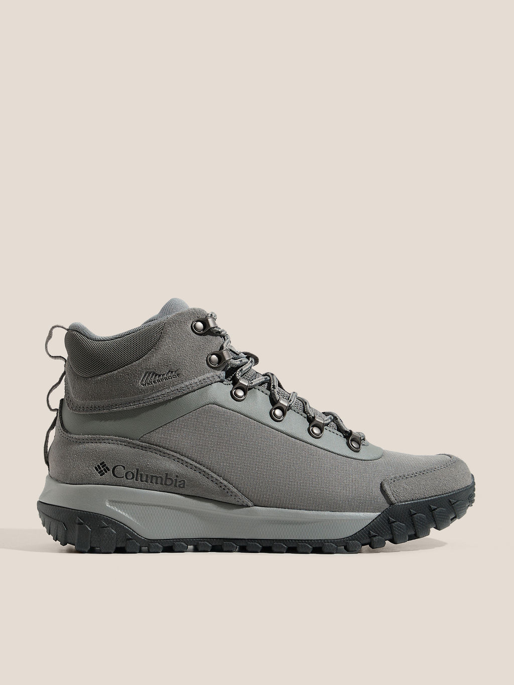 Мужские высокие кроссовки COLUMBIA BURNSIDER WATERPROOF Артикул 4544783, серый