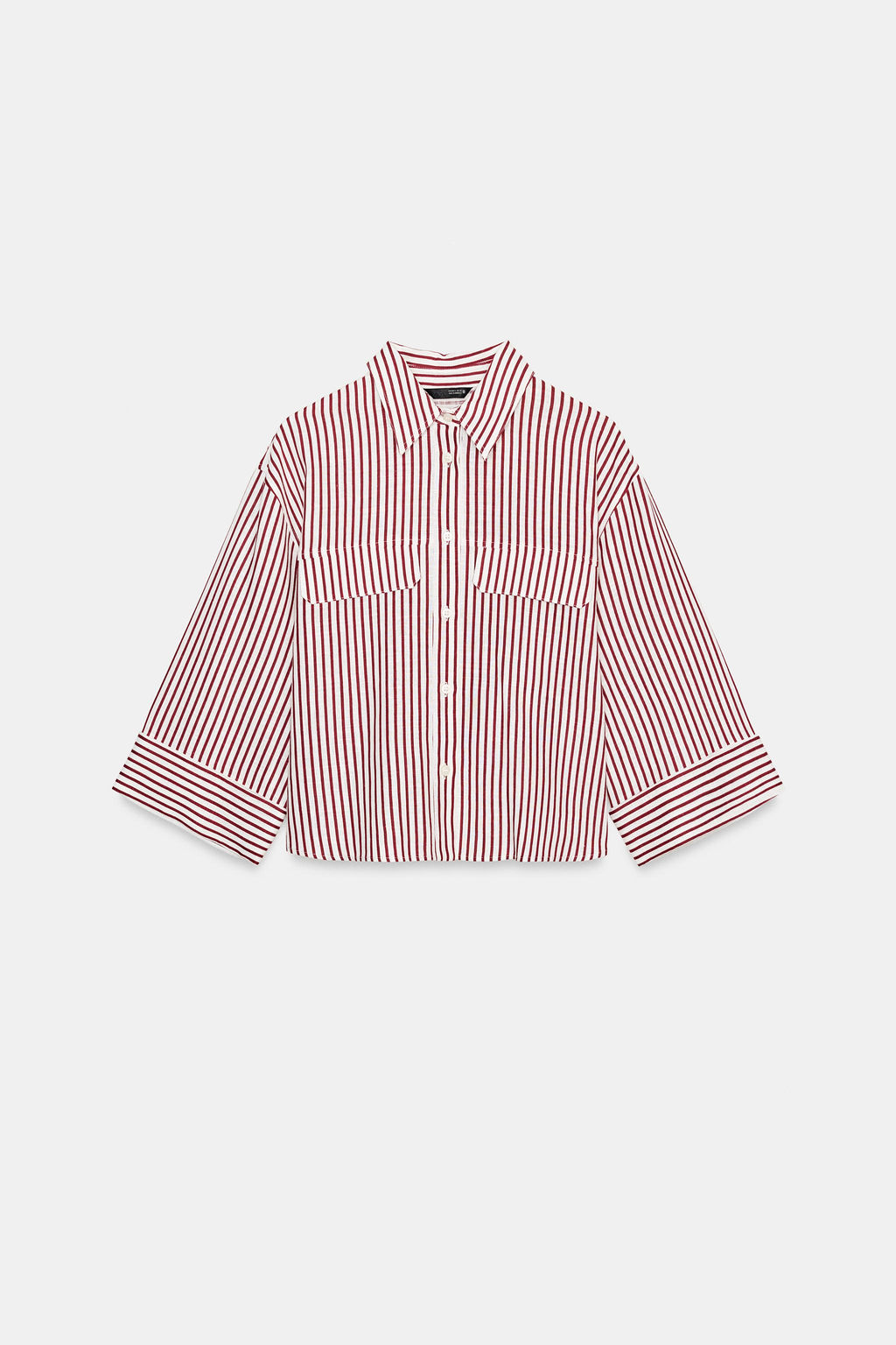 CAMISA RAYAS CON LINO / rayas - Zara фото 7