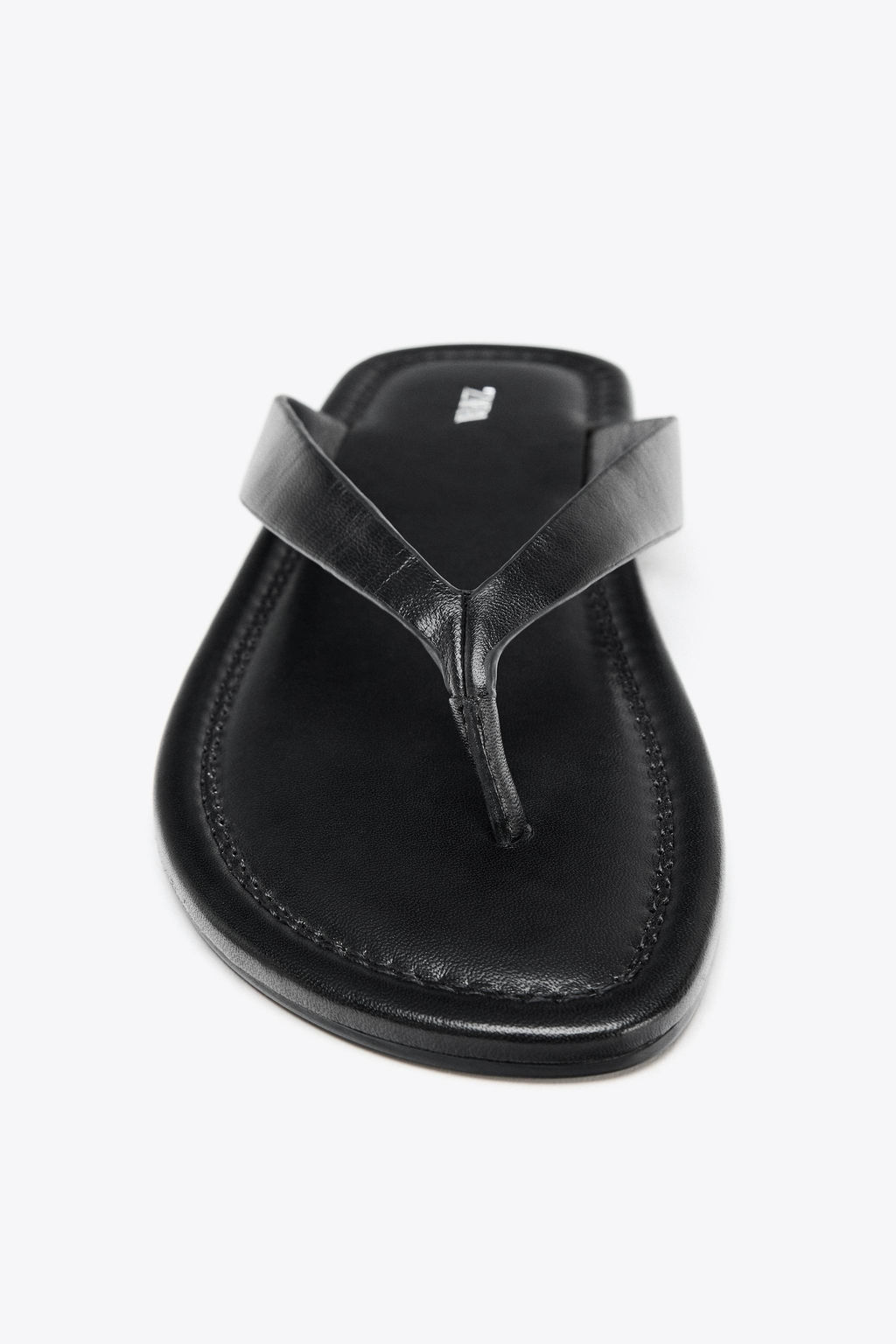 FLAT LEATHER SANDALS - Zara фото 4