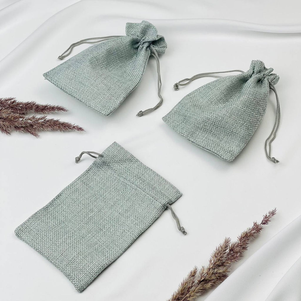 Мешочек: Холщевый 5 шт. - Радуга самоцветов фото 2