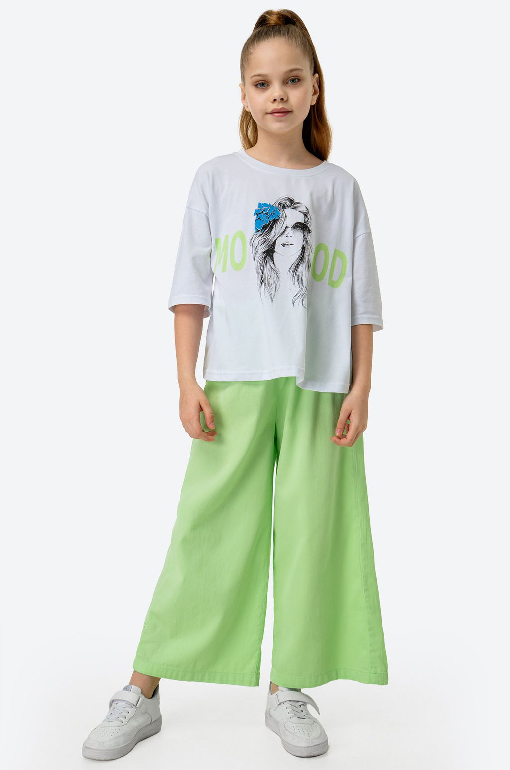 Костюм для девочки с брюками палаццо Bonito  фото 2