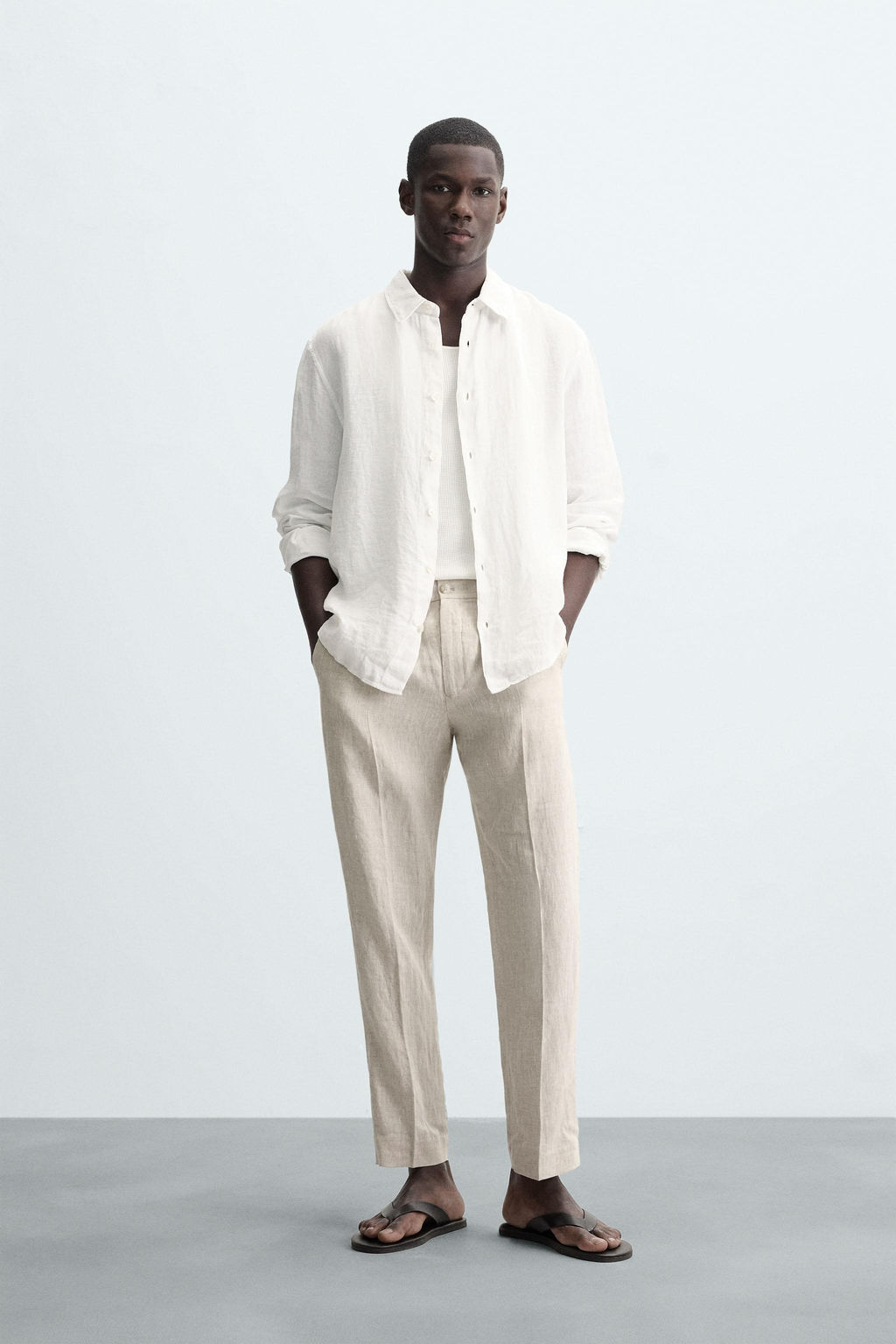 100% LINEN TROUSERS