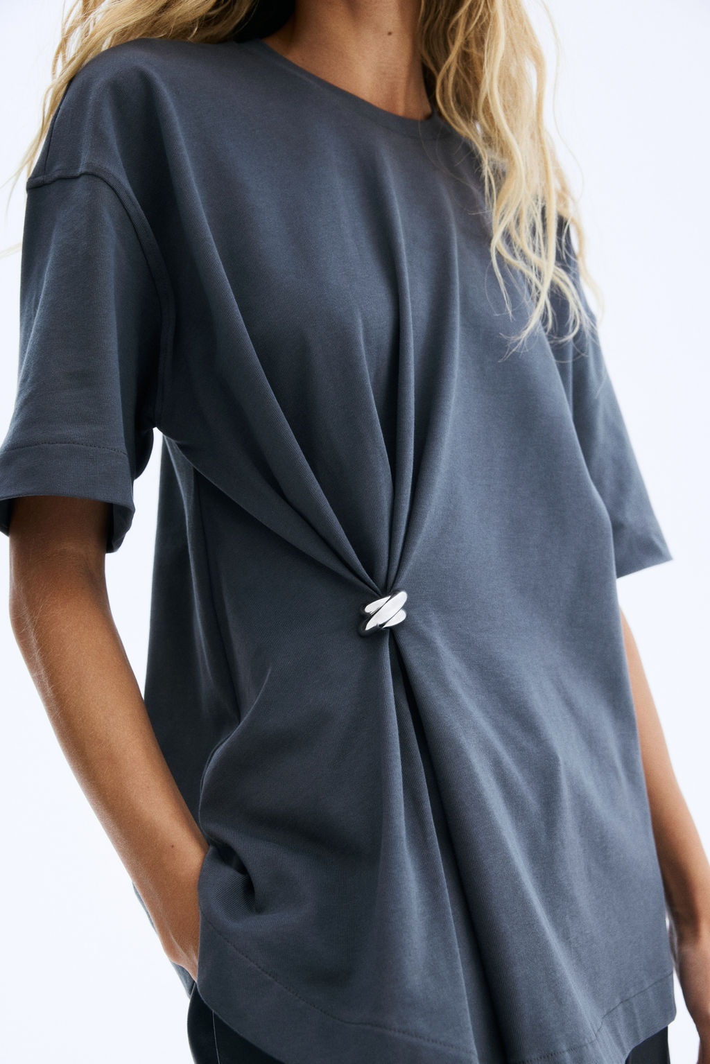 Camiseta con detalle met?lico - H&m фото 2