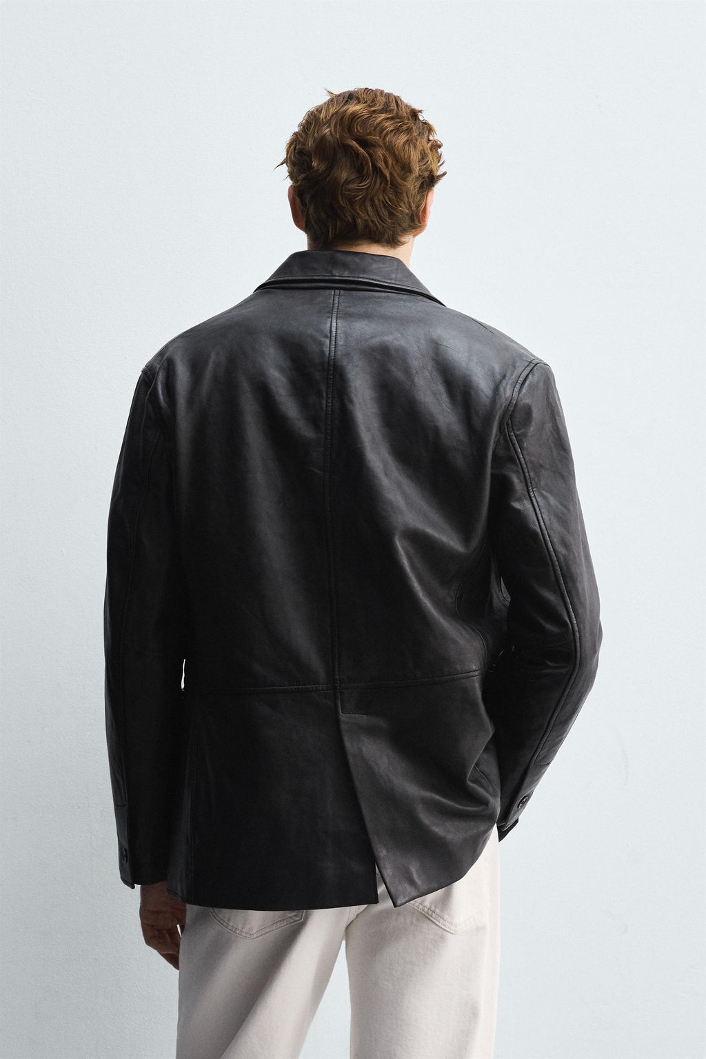 LEATHER BLAZER - Zara фото 3