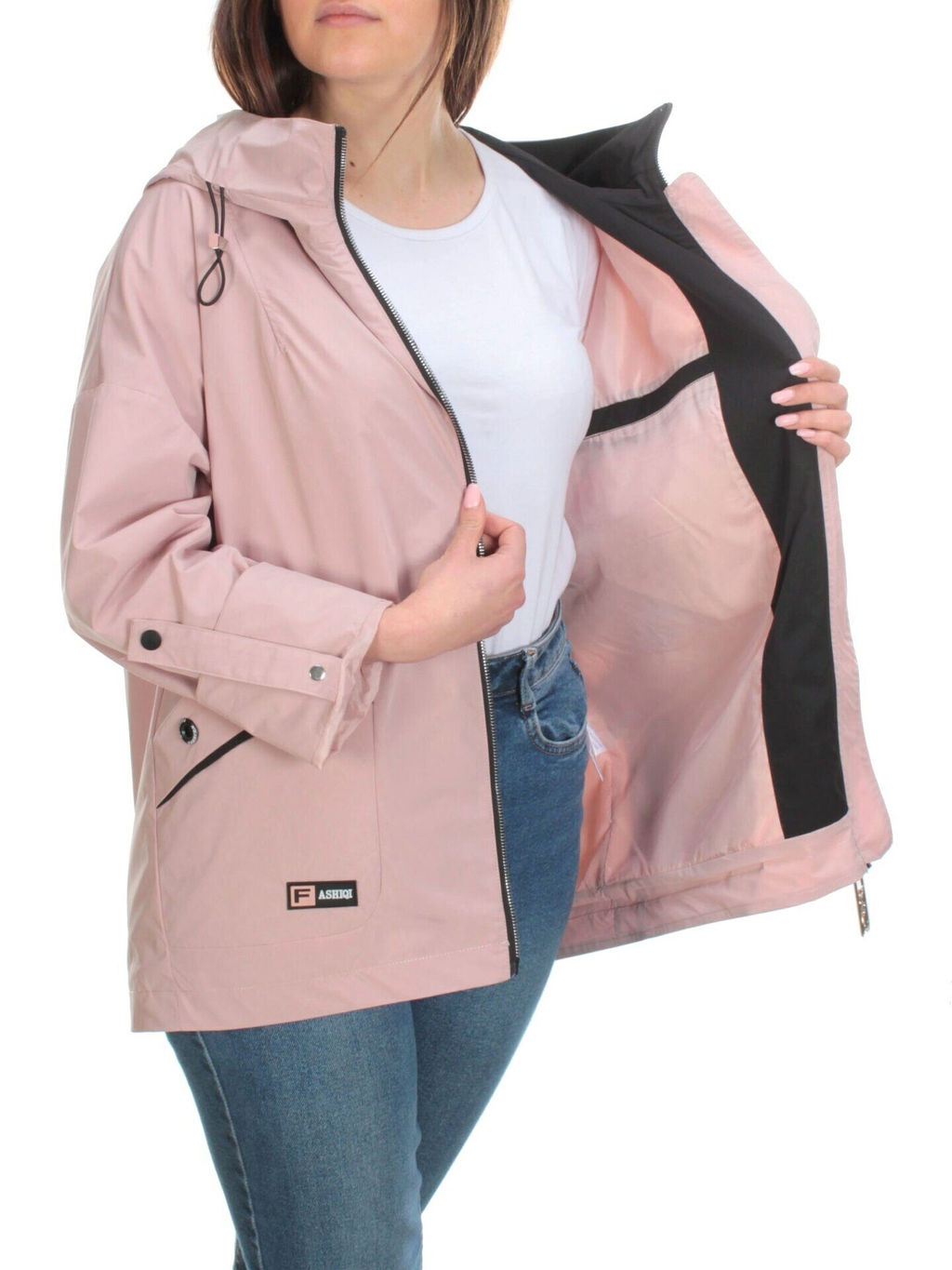 F2101 PINK Ветровка женская MARIA - Фабричный китай фото 6