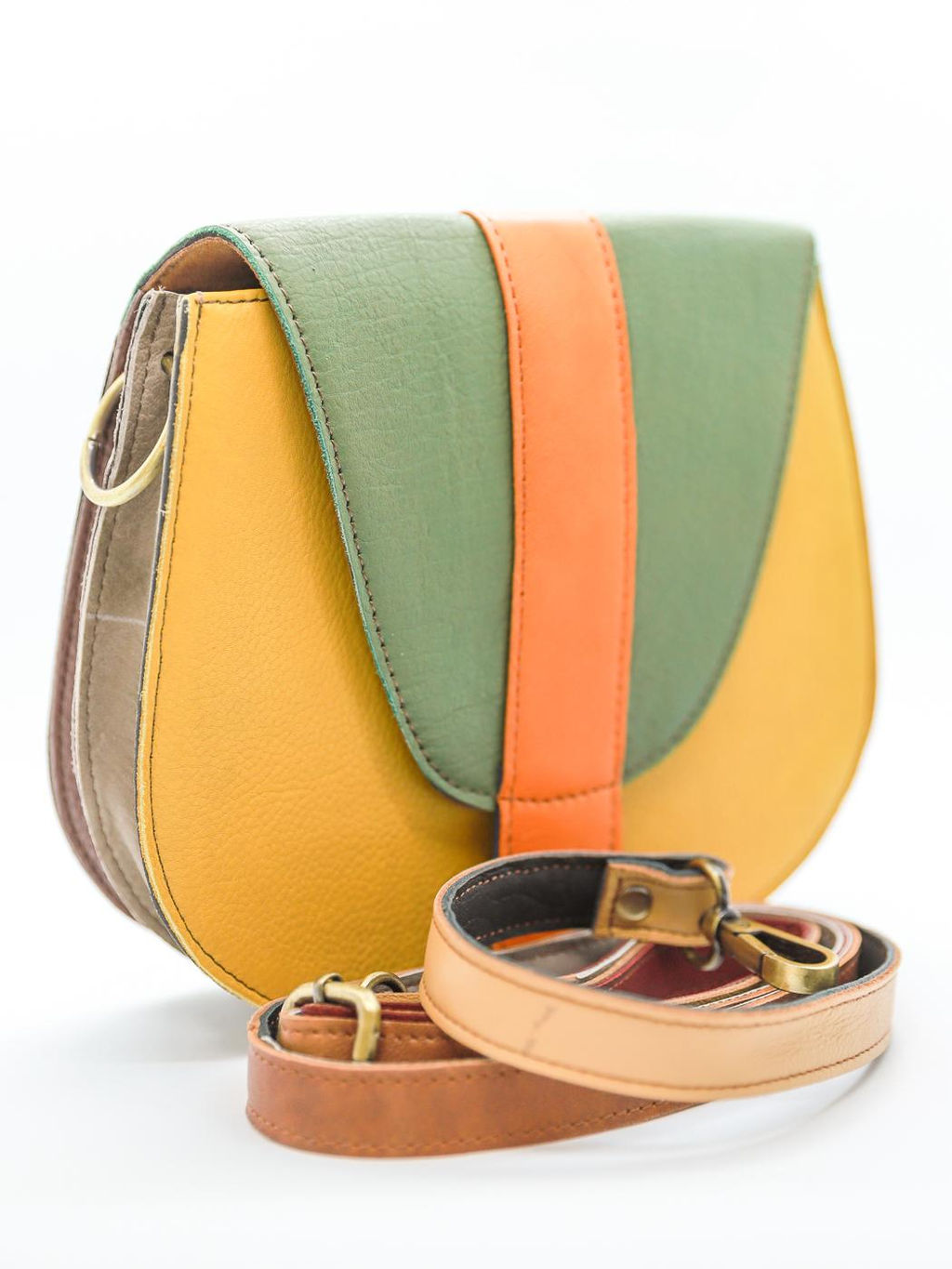 Сумка натуральная кожа через плечо №1121/41 - Ганг фото 3