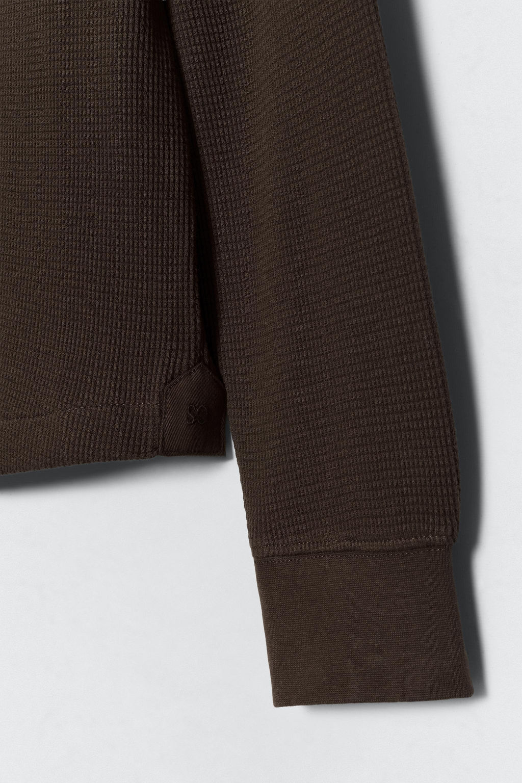 SOSHIOTSUKI x ZARA WAFFLE-KNIT TEXTURED POLO SHIRT  фото 7