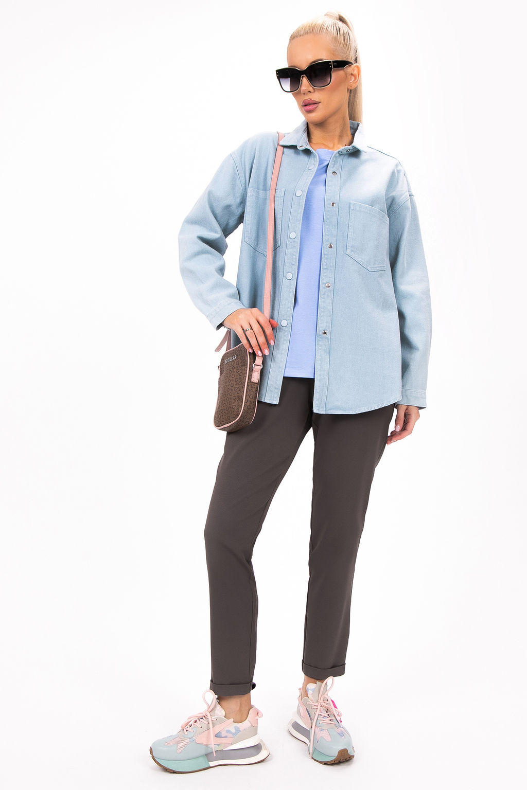 Футболка Базовая (светло голубой) - Эльза фото 3