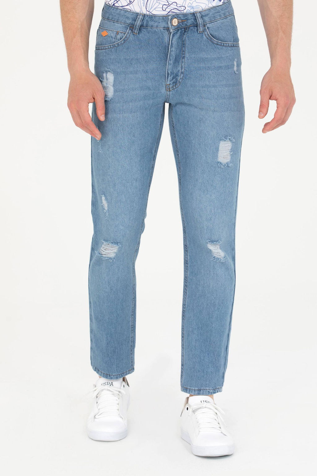 U. S. Polo Assn Мужские голубые джинсы Неожиданная скидка в корзине - U.s. polo assn фото 16