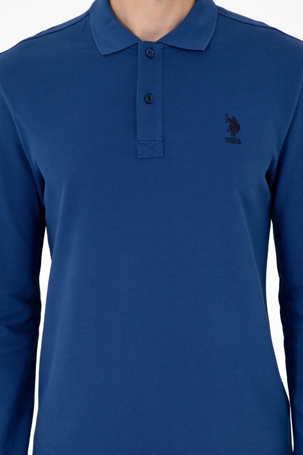 Мужской базовый свитшот цвета индиго Неожиданная скидка в корзине - U.s. polo assn фото 6