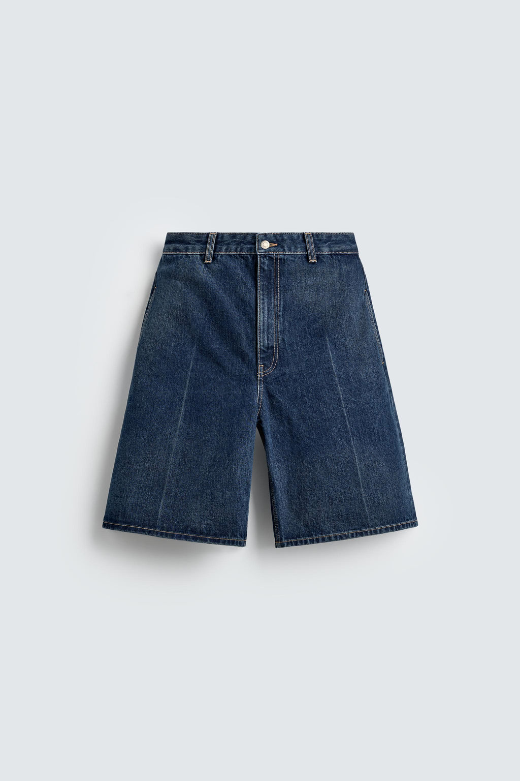 DENIM JORTS BERMUDA SHORTS HARRY LAMBERT FOR ZARA X DISNEY фото 2