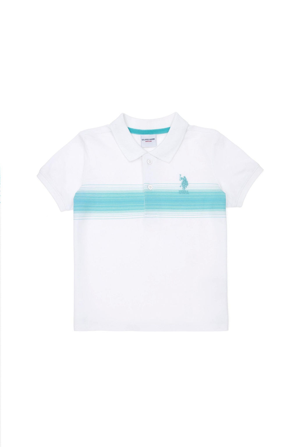 Мятная футболка-поло для мальчика Неожиданная скидка в корзине - U.s. polo assn фото 2