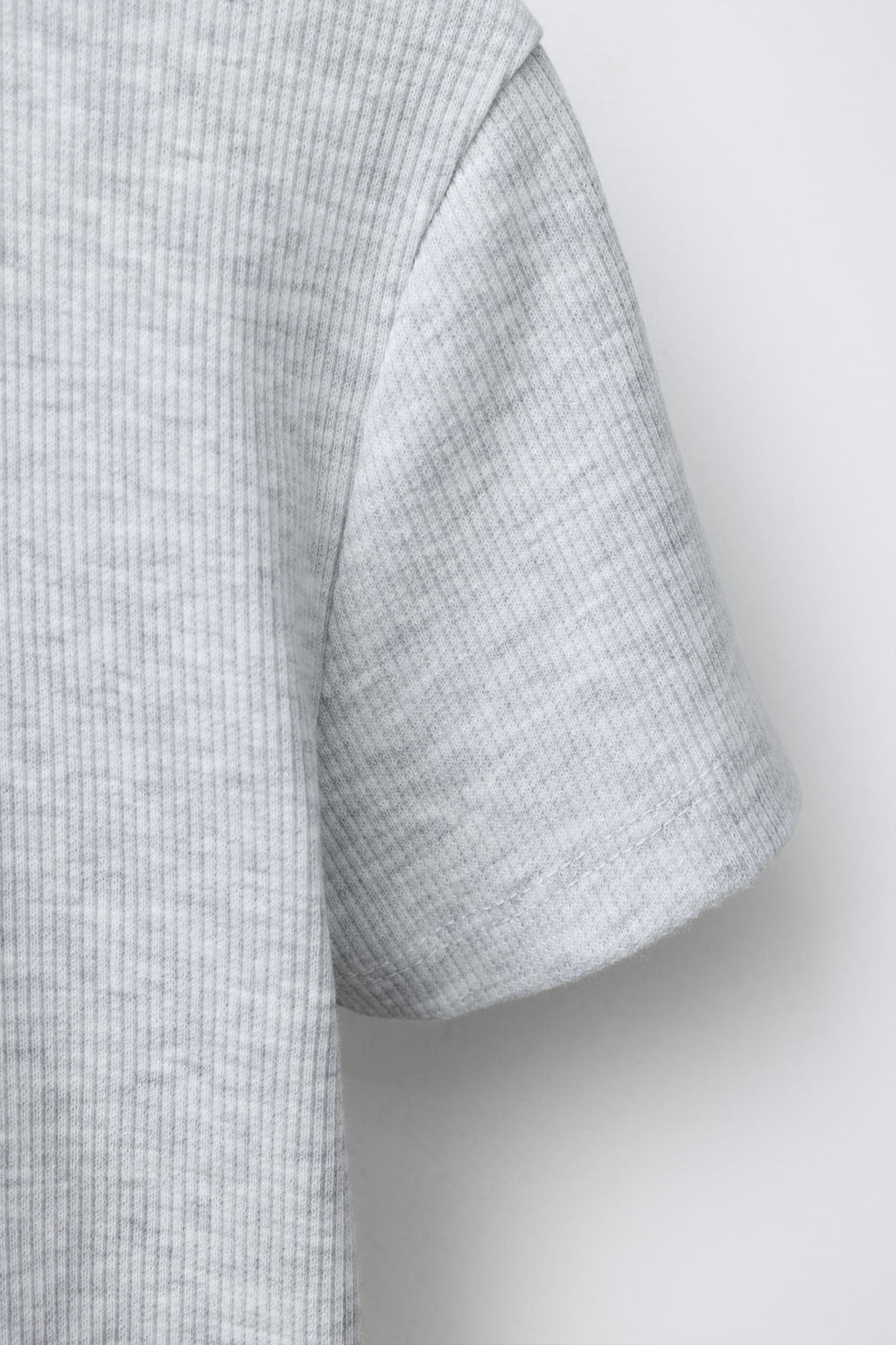 CAMISETA RIB ESTAMPADO OSO / Gris vigor? - Zara фото 4