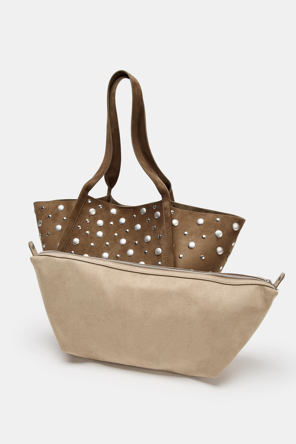 CITYBAG TACHAS / Marr?n - Zara фото 5