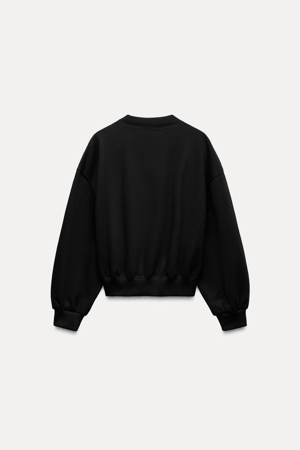 BASIC PLUSH SWEATSHIRT - Zara фото 39