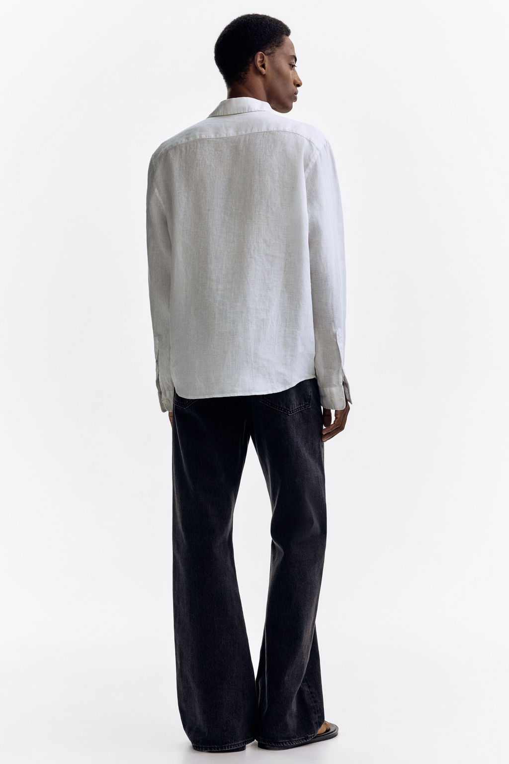 Camisa de lino Regular Fit - H&m фото 7