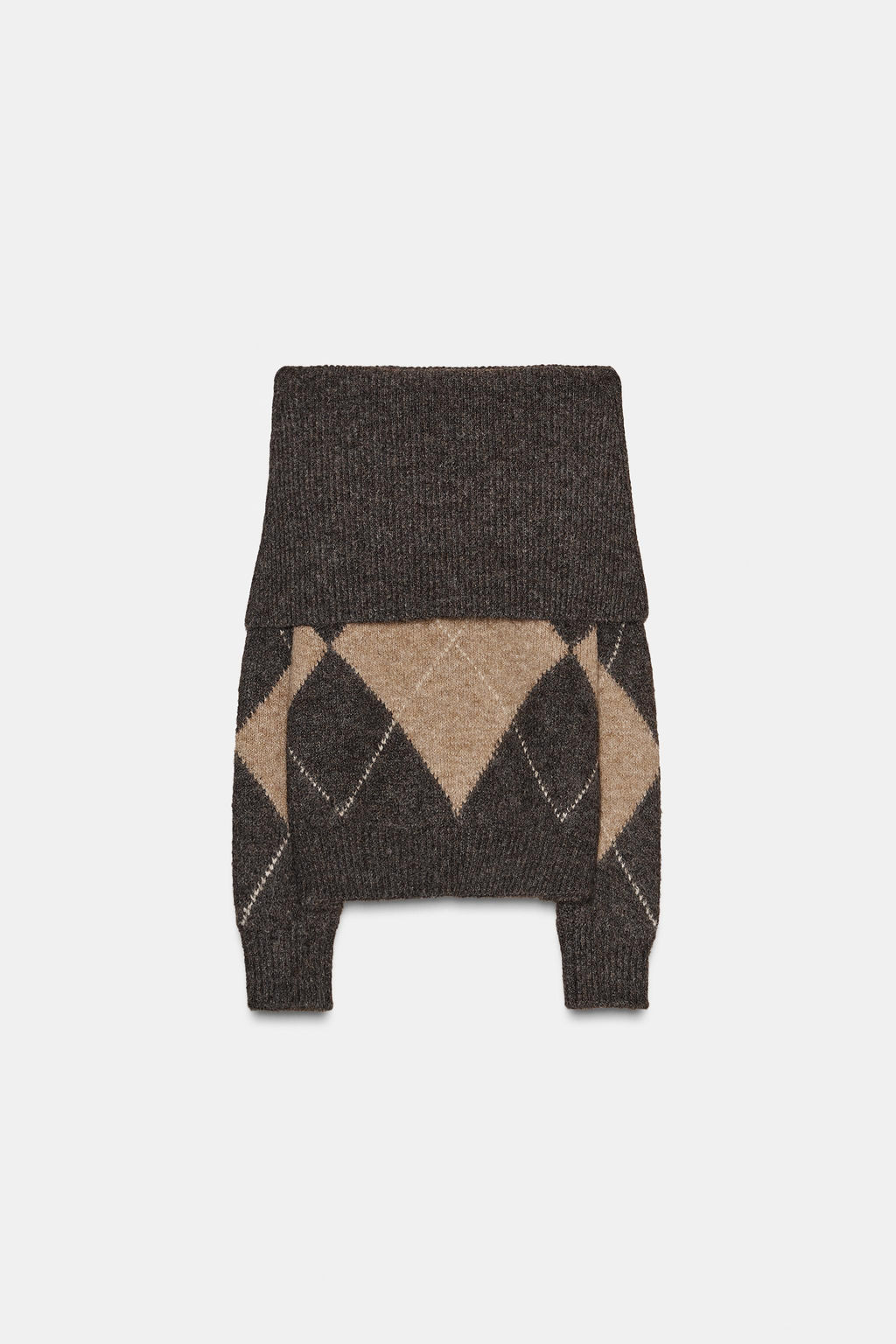 JERSEY PUNTO PALABRA DE HONOR ROMBOS / Gris / Beige