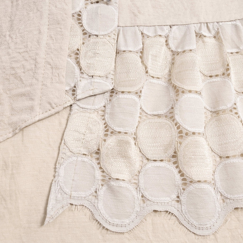 Рубашка вискозная, Кружевной повод (пульс сердца) - Charutti фото 6