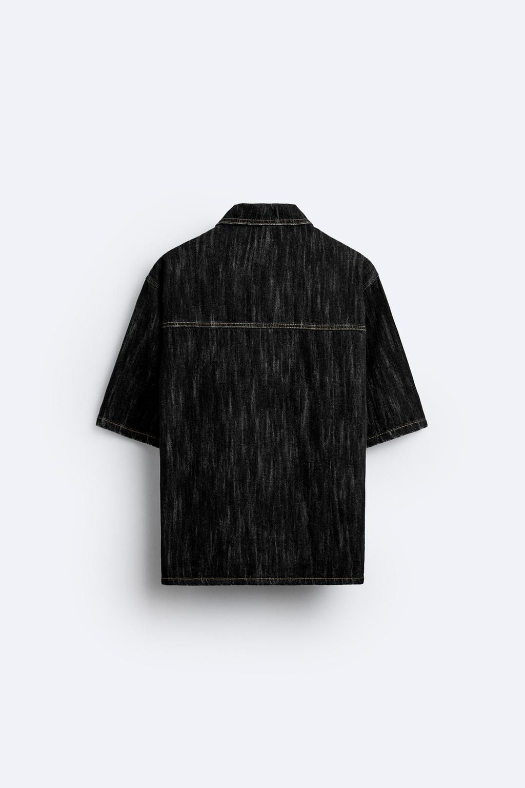 DOKULU DENIM GOMLEK - Zara фото 7