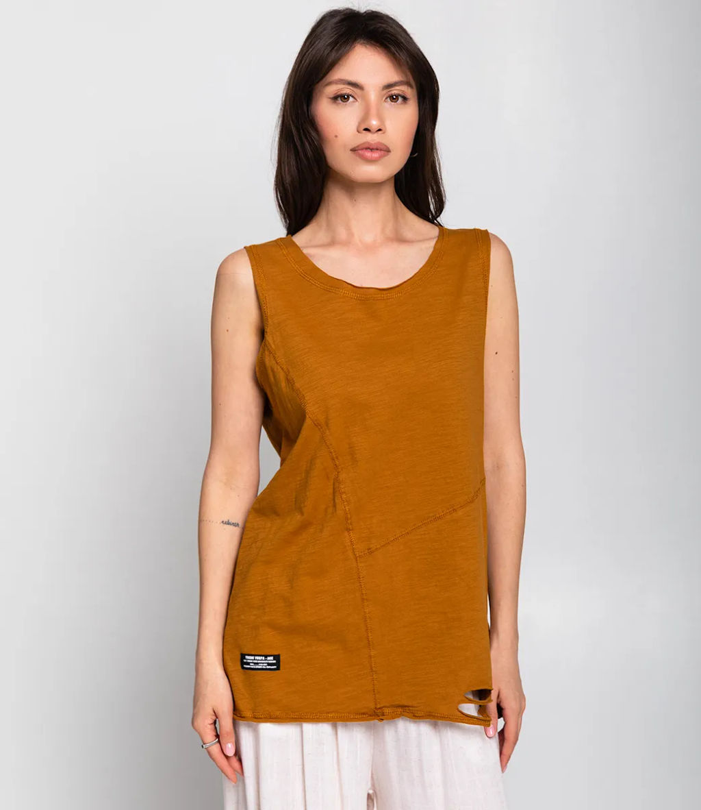 Майка #КТ2286, терракотовый