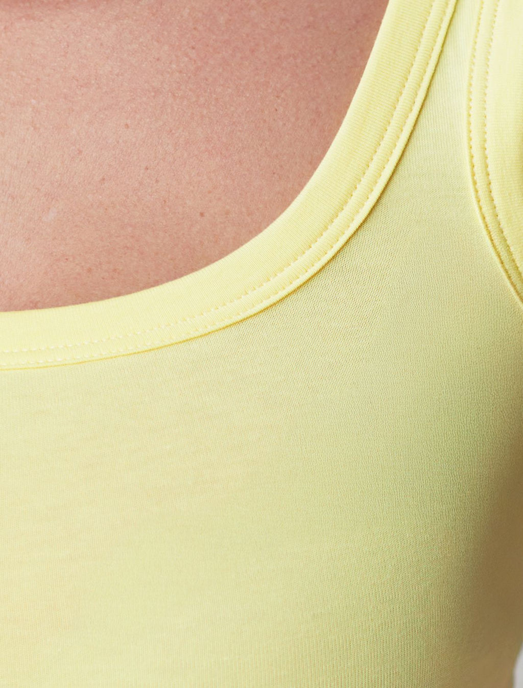 Топ облегающий из эластичного хлопка с квадратным вырезом каре - Vilatte фото 2