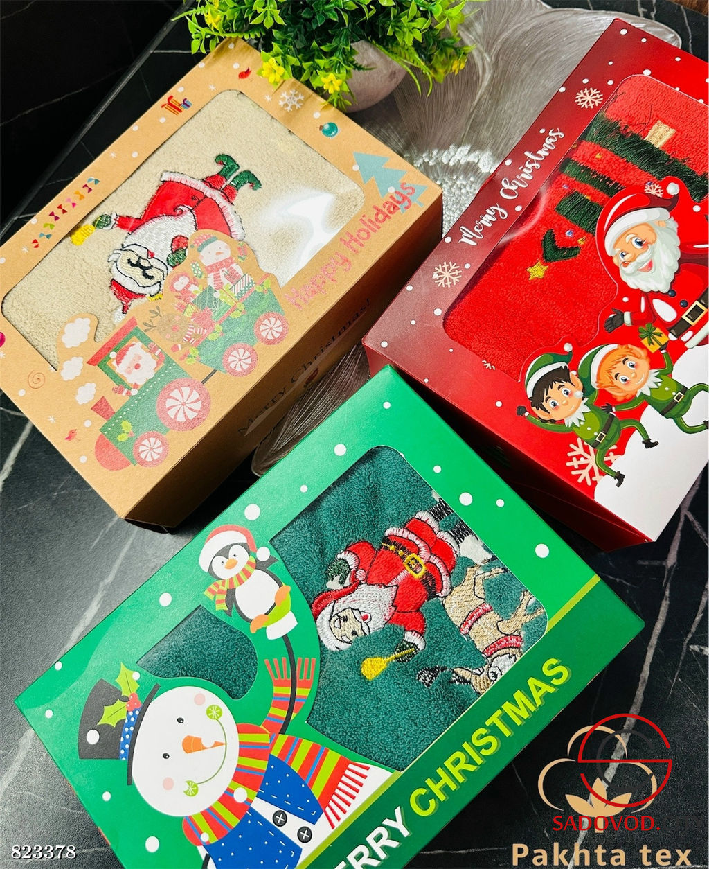 Кухонные полотенце в коробке