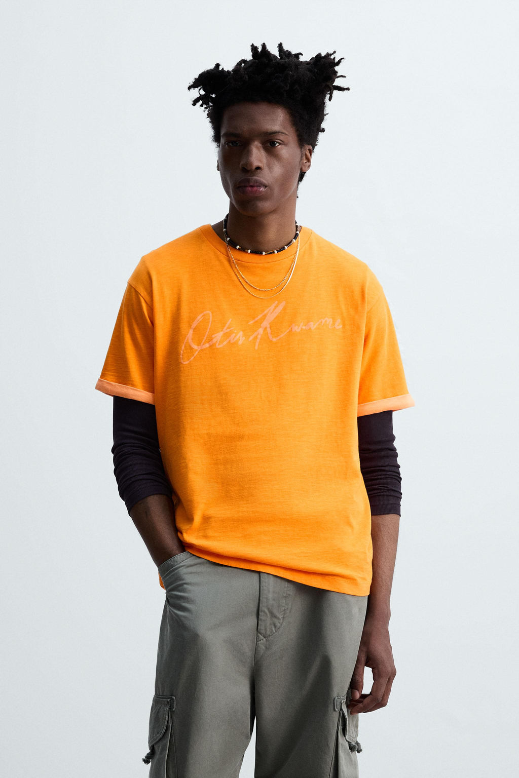 OTIS KWAME KYE QUAICOE SIGNATURE T-SHIRT - Zara фото 10