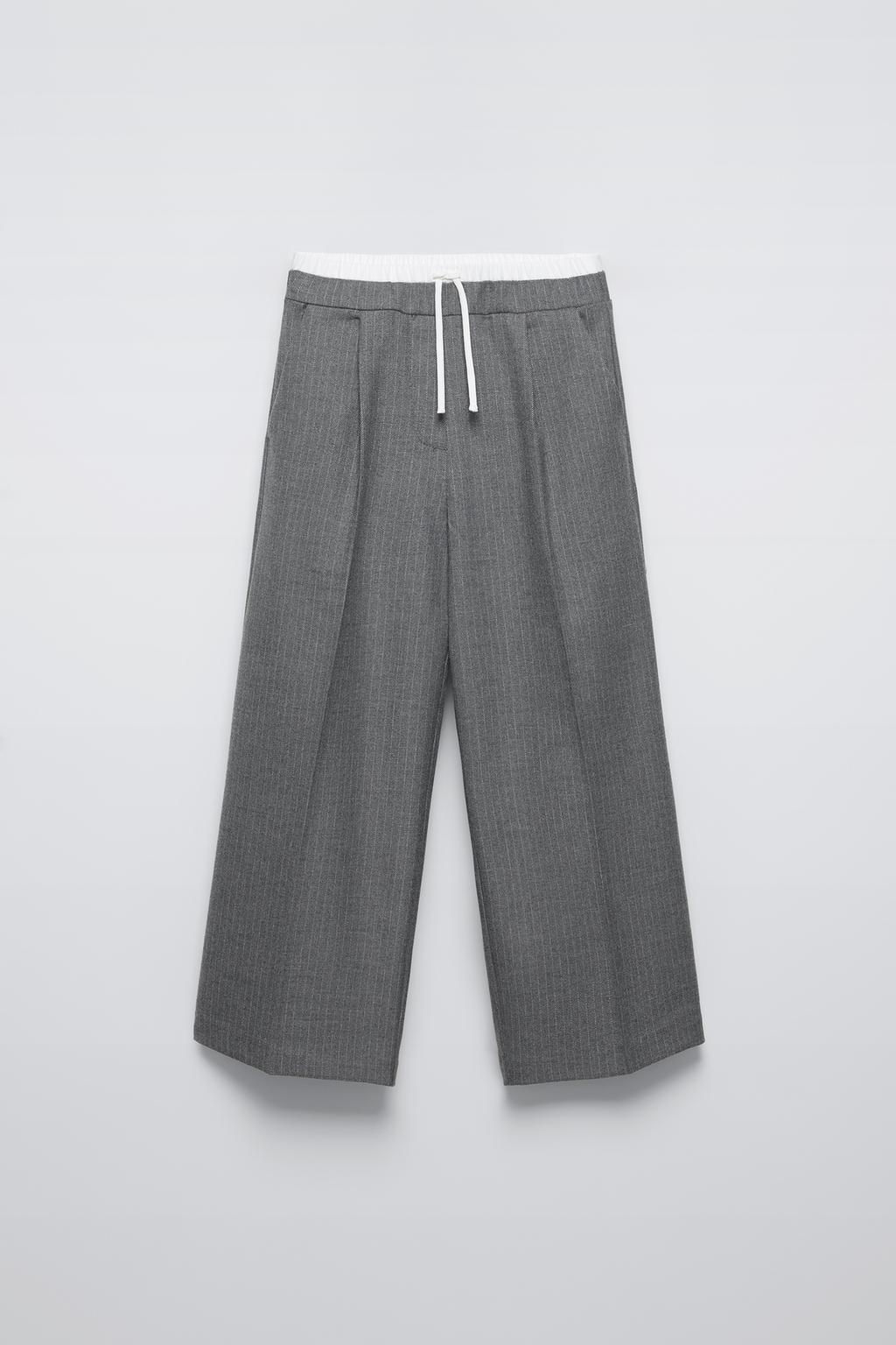 DOUBLE WAISTBAND TROUSERS