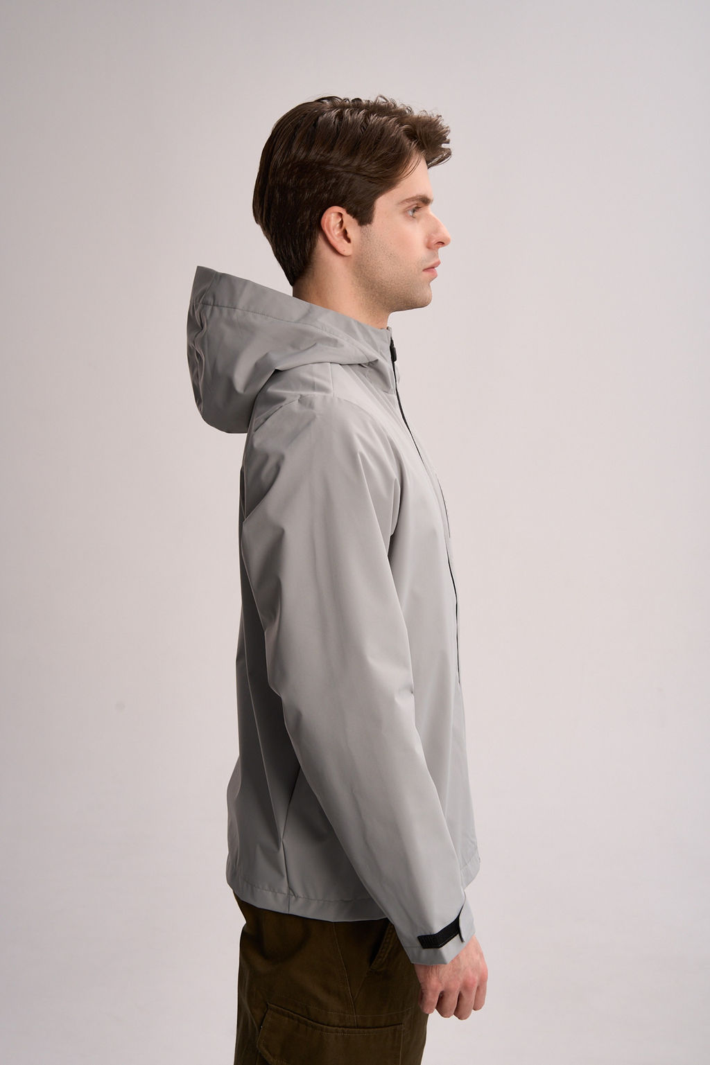 Ветровка Серо-зеленый