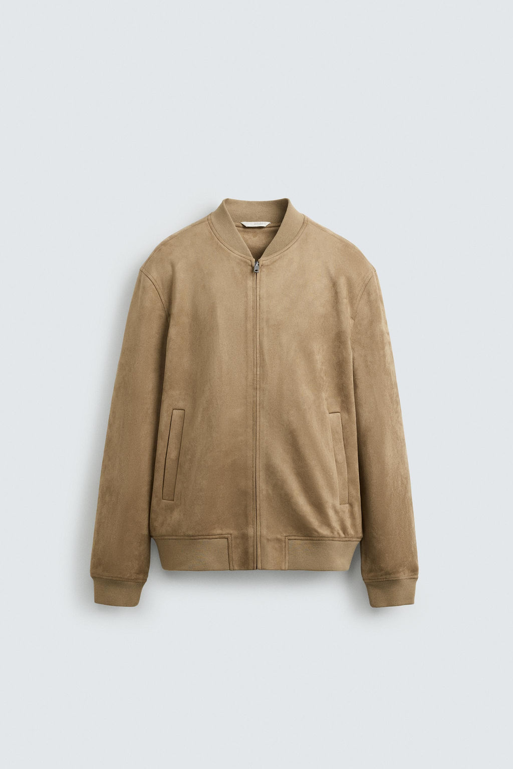 FAUX SUEDE BOMBER JACKET - Zara фото 7