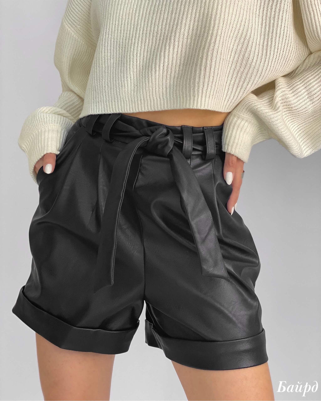 Шорты Байрд (черный) - Nadi bordo фото 3