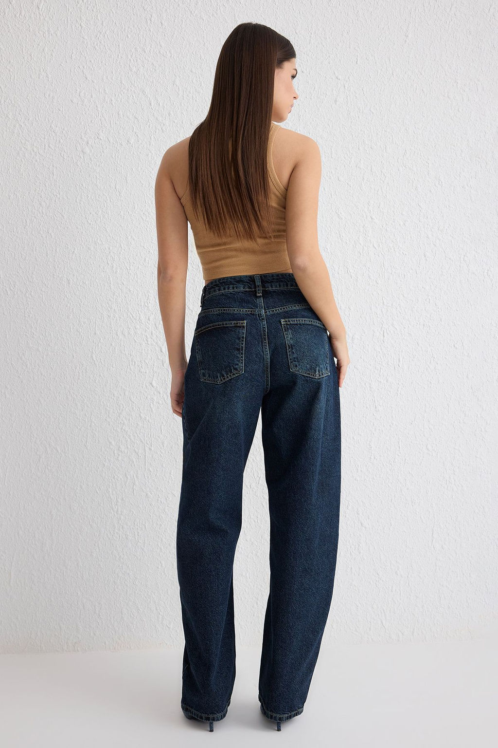Ac?k Mavi Normal Bel Loose Baggy Jeans TWOSS25JE00063 - Trendyolmilla фото 15