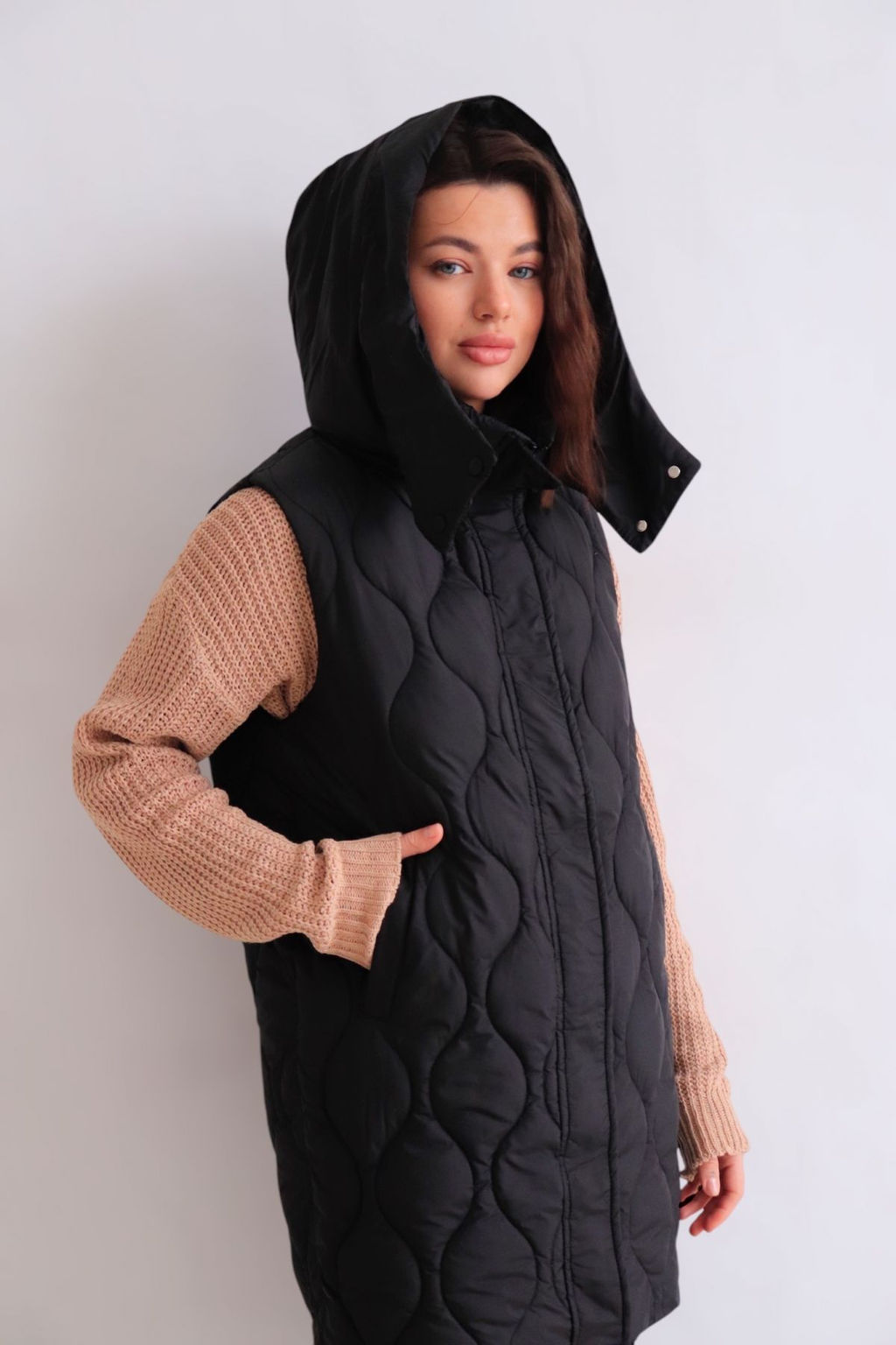 Martichelli Жилет стеганый чёрный  фото 26