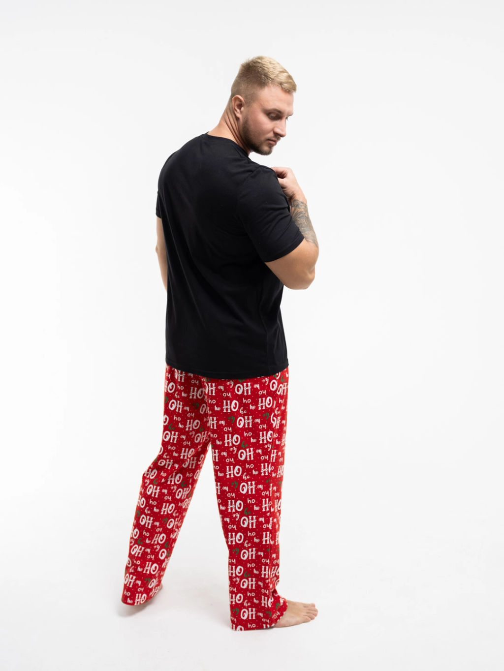 Костюм мужской, цвет черный красный