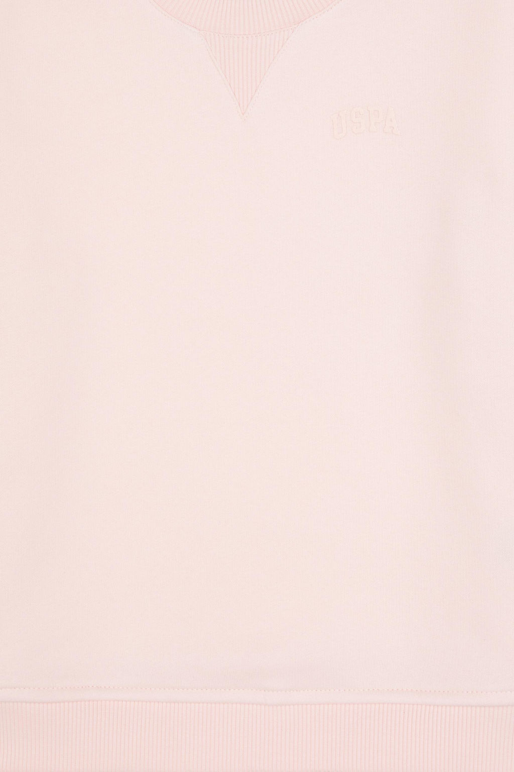 K_z _ocuk A__k Pembe Bisiklet Yaka Basic Sweatshirt Sepette S_rpriz _ndirim - U.s. polo assn фото 5