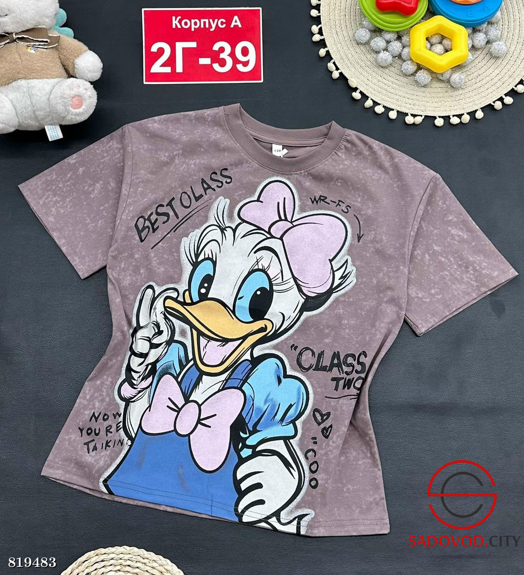 Футболка с рисунком для девочки