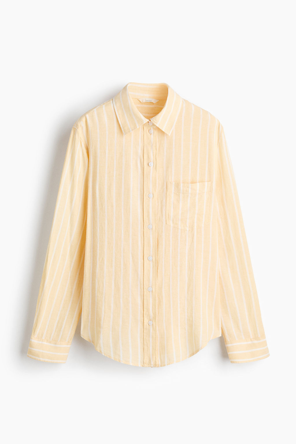 Camisa en mezcla de lino - H&m фото 6
