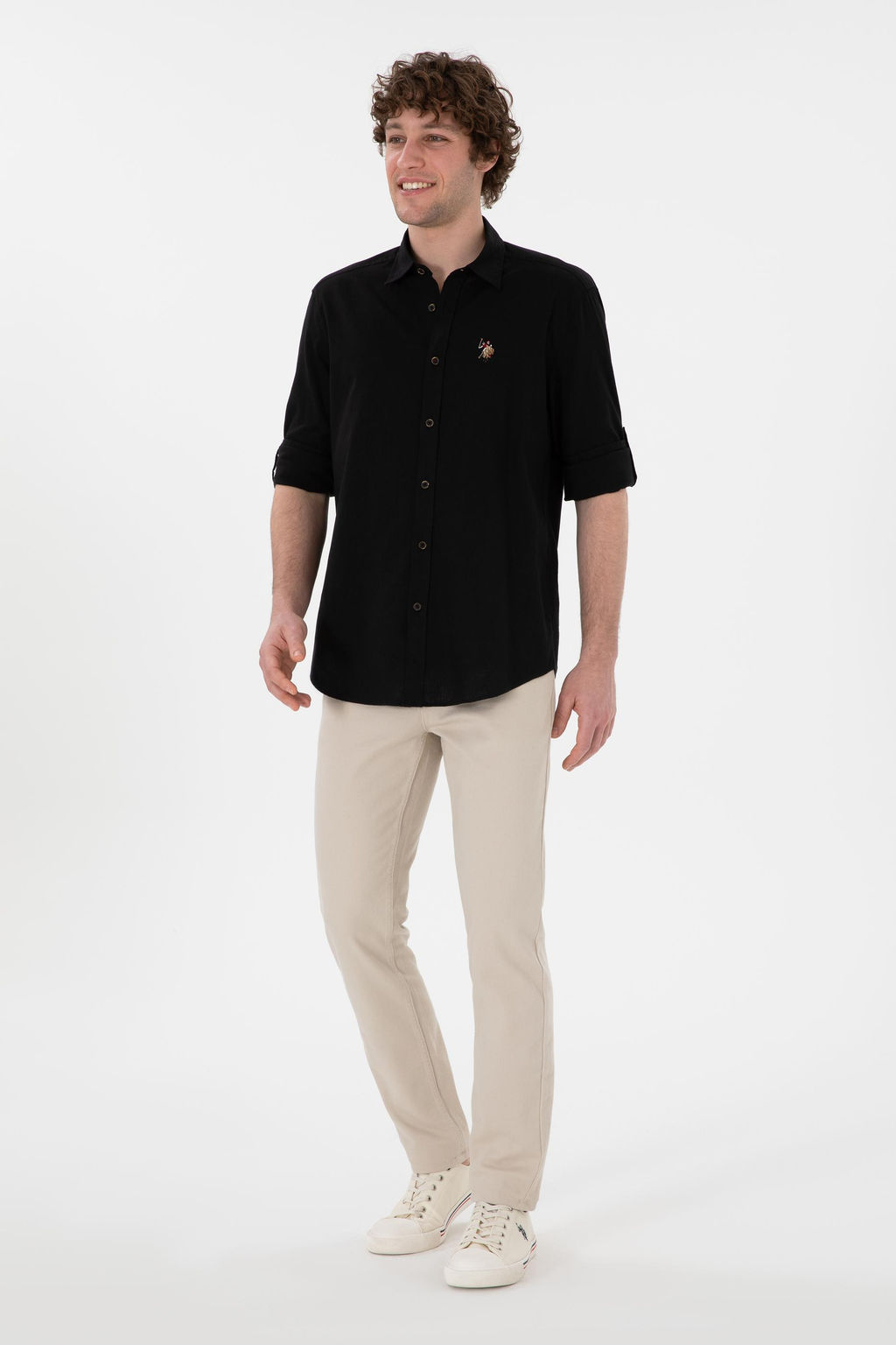 Erkek Siyah Uzun Kollu Basic G_mlek Sepette S_rpriz _ndirim - U.s. polo assn фото 4