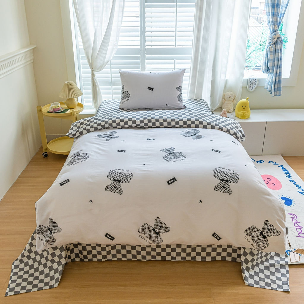 Комплект постельного белья Сатин Люкс KIDS 100% хлопок CDK063 160*230 1.5 спальный 50-70 1 шт