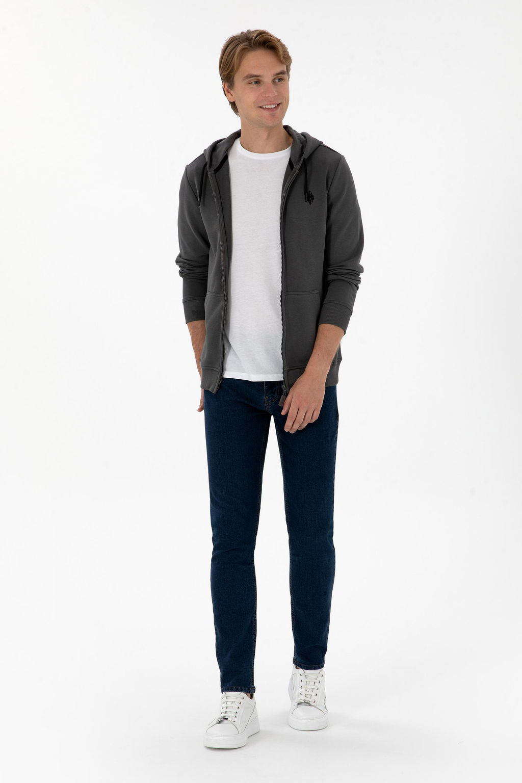 Erkek Gri _rme H_rka - U.s. polo assn фото 4