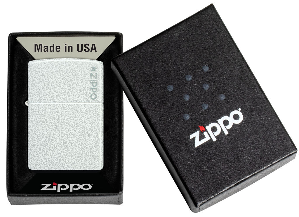 Зажигалка ZIPPO Логотип ледяная | Glacier 46020ZL  фото 6