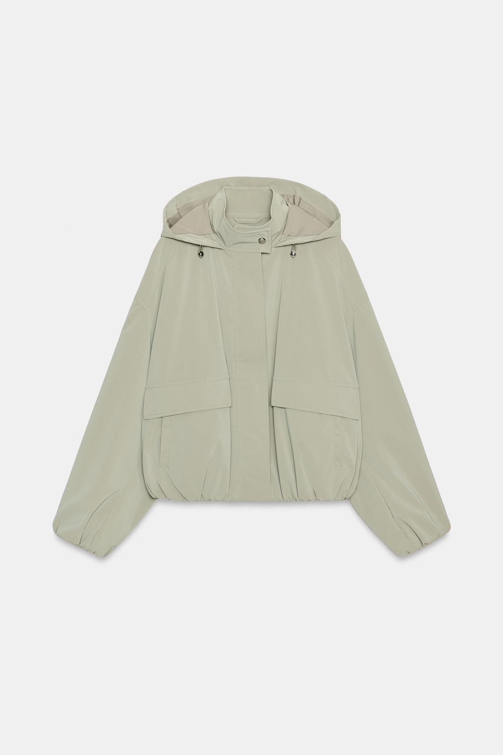 COATED HOODED JACKET - Zara фото 17