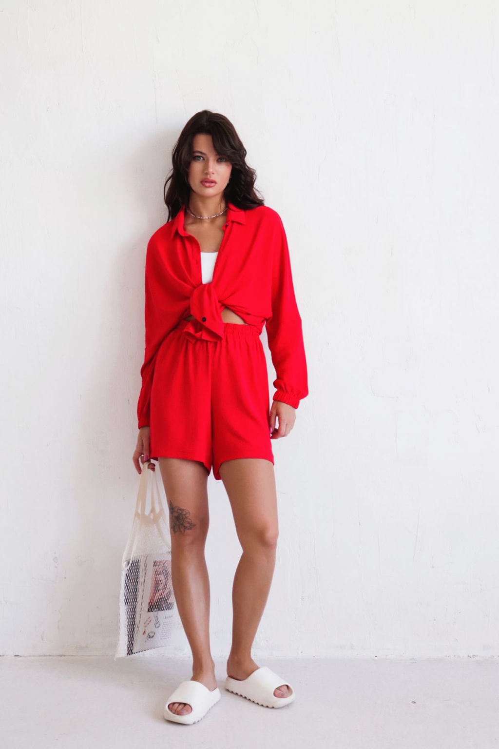 Martichelli Шорты летние красные  фото 6